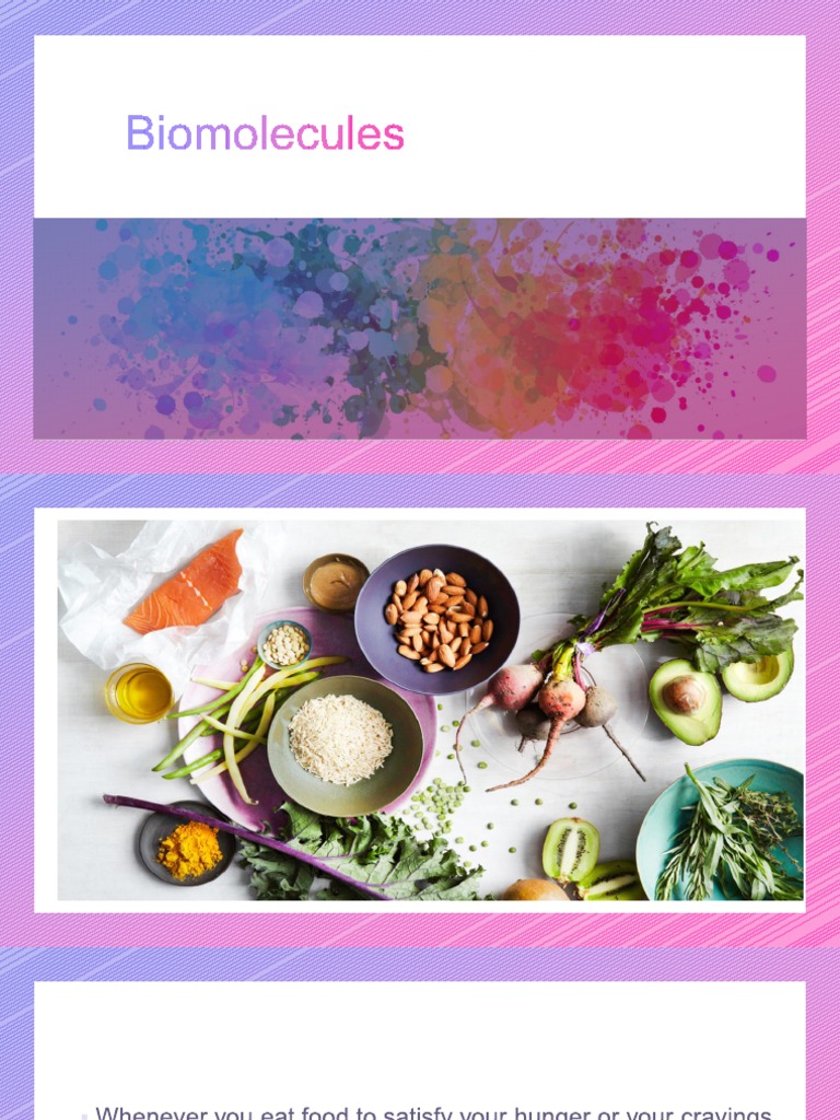 Biomolecules Lesson 1.2 PDF