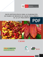 Pauta Planes de Negocio Cacao