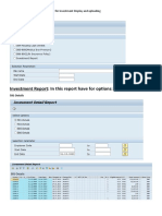 User Manual For Investment Display and Uploading