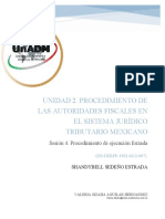 Unidad 2. Procedimiento de Las Autoridades Fiscales en El Sistema Jurídico Tributario Mexicano