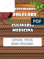 Culinária e Medicina - Atividades Folclore - Materiaispdg