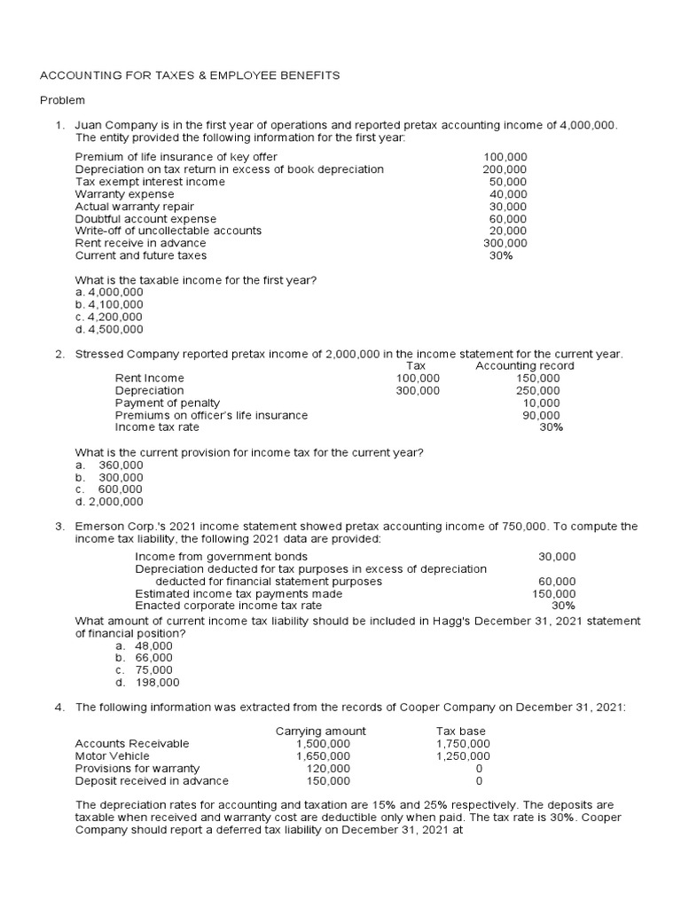 accounting-for-taxes-employee-benefits-pdf-expense-deferred-tax