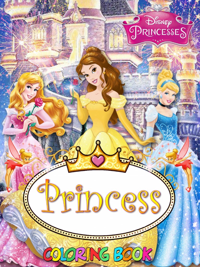 Book 1 Princess Coloring 70pages | PDF