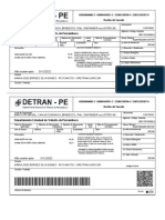 Código de barras para pagamento de DAE no DETRAN-PE