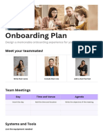 Onboarding Doc in Black and White Lavender Vibrant Professional Style