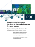 Planejamento Regional no Nordeste: A repetição de um processo arcaico