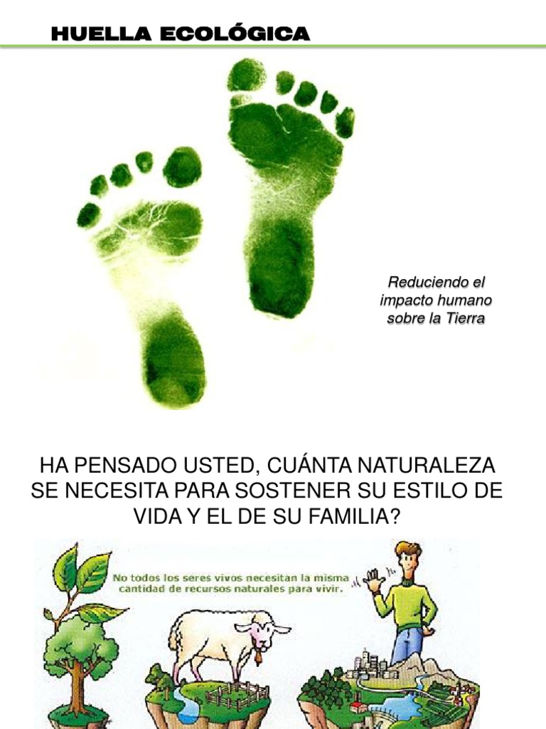 Huella Ecológica | PDF | Agua | Entorno natural
