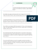 Las Divisiones: Matemáticas Bloque IV