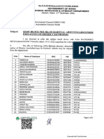 District Jacobabad Habitually Absent and Absconder 2020-21