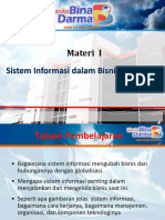 Materi-1 Sistem Informasi Dalam Bisnis Saat Ini (Ubd)