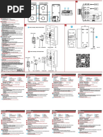 UD20195B B - Baseline - Multi Lingual - Video Intercom 6 Series Villa Door Station - QSG - V2.2.3