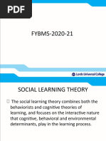 Social Learning Theory