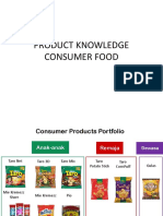 Consumer Food - Product Knowledge Q4 2019