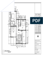 Door and window schedule for first floor plan