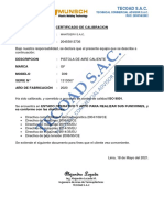 Certificado de Calibracion - Mantserv - Pistolade Airecaliente - 1