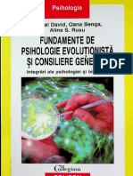 Fundamente de Psihologie Evolutionista Si Consiliere Genetica