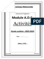 Activites Adc e 2ste 2223 AC