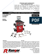 CRT380R Alignment Machine Manual