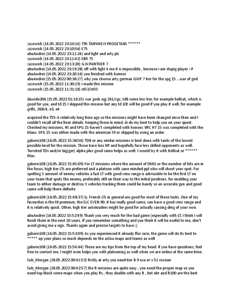 Wot Tips T55a Pdf Military Vehicles Military Technology