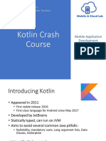 Kotlin Crash Course Mobile App Development
