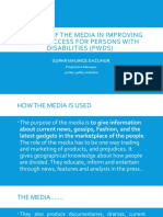 The Role of The Media in Improving Market