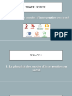 Séquence 7 Modes D'intervention en Santé