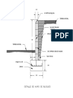 Detalle Muros de Bloques