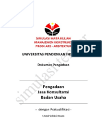 At357 Manajemen Konstruksi - Simulasi Dok Prakualifikasi MK 2022-2023 - Kelompok 1