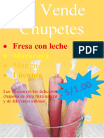 Se Vende Chupete de Fruta