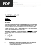 Beard Notice of Termination