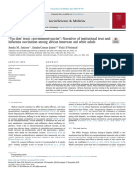 "You Don't Trust A Government Vaccine" - Narratives of Institutional Trust and Influenza Vaccination Among African American and White Adults