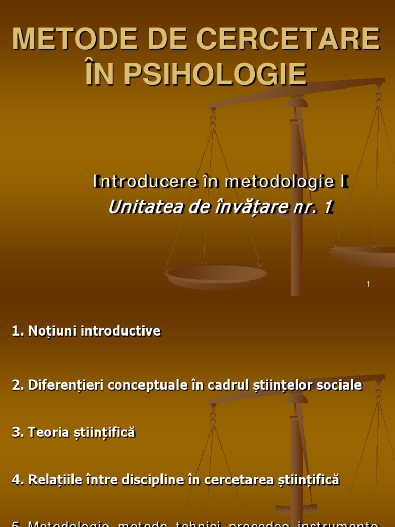 Metode de Cercetare | PDF