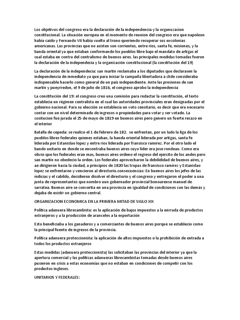 Cronología de San Martín y la Independencia | PDF | Buenos Aires ...