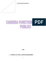 Cariera Functionarilor Publici