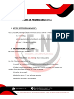 Fiche Renseignement PDF