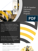 UK & Canadian University Pathway Program