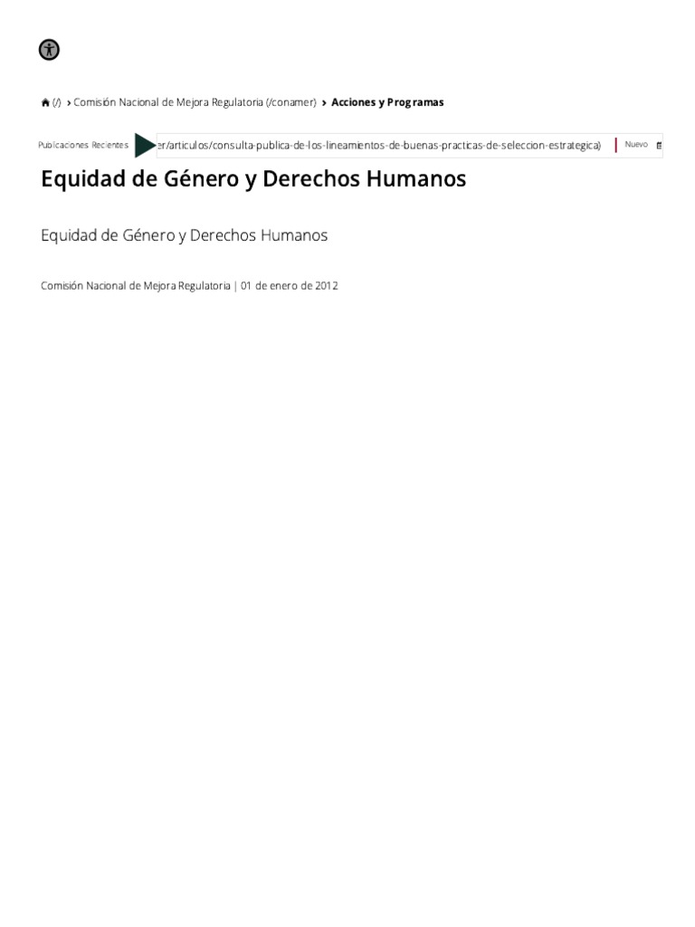 Equidad de Género y Derechos Humanos | PDF | Estudios de género ...