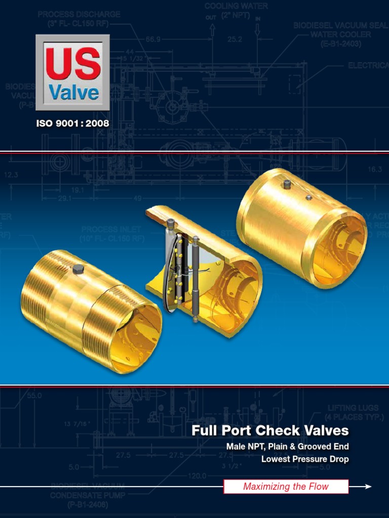 US Valve MNPT Grooved Brochure PDF Valve Stainless Steel