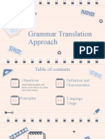 Grammar Translation Method