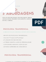 5 abordagens psicológicas em projeto interdisciplinar