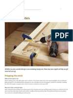 Essential tips for pocket-hole joinery projects