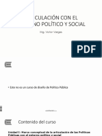 Articulación Con El Entorno Político y Social - U1. Marco Conceptual para La Accion Publica