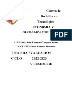 Centro de Bachillerato Tecnológico: Economia Y Globalización