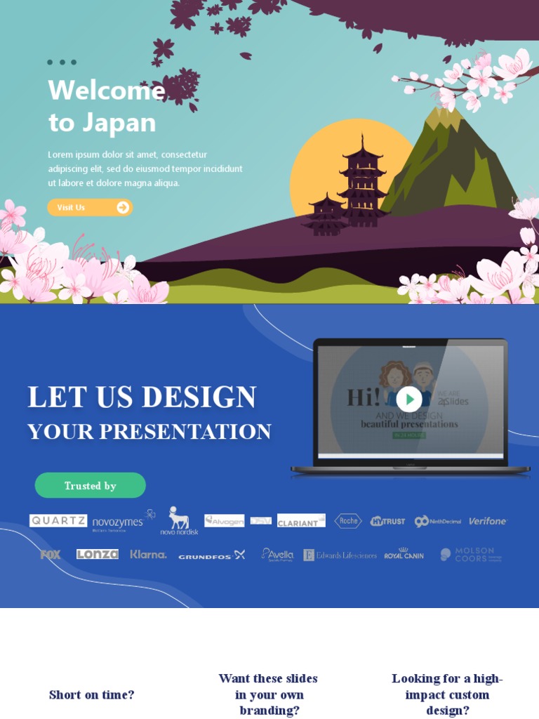 Japan PPT Template PDF