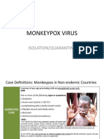 Monkeypox PH Guidelines - Isolation and Treatment