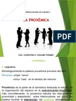 4 - La Proxémica - Prof. Cleopatra Lescano Tiznado - Lenguaje y Comunicación - Unc - 2022