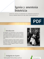 Anestesia y Analgesia en Obstetricia