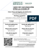 Certificado Vacunacion Covid