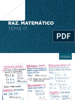 Raz. Matemático - Tema 17