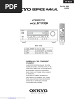 Onkyo HT-R330 Manual Técnico